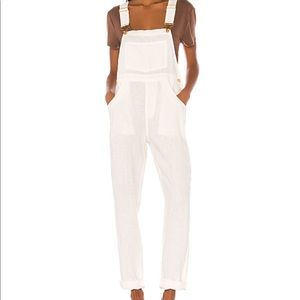 Weworewhat basic linen overalls